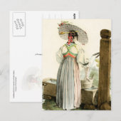 Traditioneel Zwitsers kostuum van Unterwalden Briefkaart (Voorkant / Achterkant)