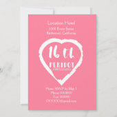 Traditionele 16e huwelijksdag kaart (Achterkant)