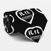 Traditionele 16e huwelijksdag stropdas (Opgerold)