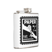 Traditionele 1e trouwdag heupfles (Rechts)