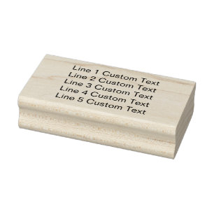 Traditionele aangepaste business 5 lijnen voor ser rubberstempel