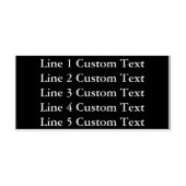 Traditionele aangepaste business 5 lijnen voor ser zelfinktende stempel (Design)