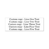 Traditionele aangepaste business 5 lijnen voor ser  zelfinktende stempel (Design)