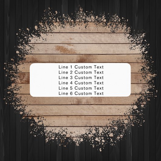 Traditionele aangepaste business 6 lijnen voor ser etiket