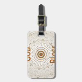 Traditionele Afrikaanse Motif Design Art Print Bagagelabel (Voorkant verticaal)