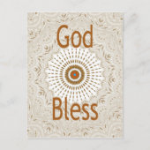 Traditionele Afrikaanse Motif Design Art Print Briefkaart (Voorkant)