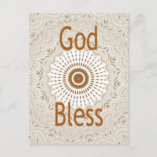 Traditionele Afrikaanse Motif Design Art Print Briefkaart (Voorkant)