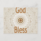 Traditionele Afrikaanse Motif Design Art Print Briefkaart (Voorkant)