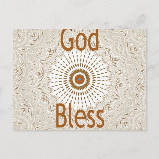 Traditionele Afrikaanse Motif Design Art Print Briefkaart (Voorkant)