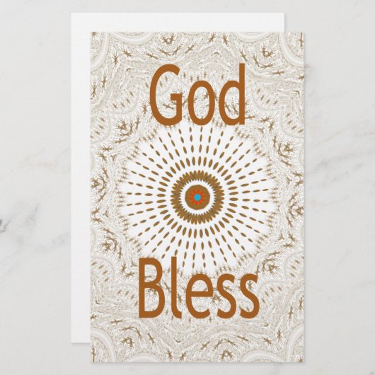 Traditionele Afrikaanse Motif Design Art Print Briefpapier (Voorkant / Achterkant)