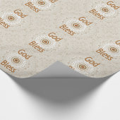 Traditionele Afrikaanse Motif Design Art Print Cadeaupapier (Hoek)