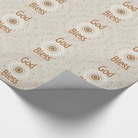 Traditionele Afrikaanse Motif Design Art Print Cadeaupapier (Hoek)