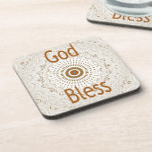 Traditionele Afrikaanse Motif Design Art Print Drankjes Onderzetter (Linkerzijde)