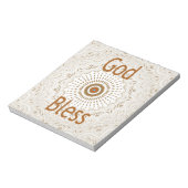 Traditionele Afrikaanse Motif Design Art Print Notitieblok (Linkerzijde)