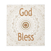 Traditionele Afrikaanse Motif Design Art Print Notitieblok (Voorkant)