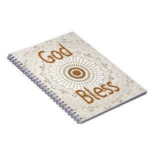 Traditionele Afrikaanse Motif Design Art Print Notitieboek