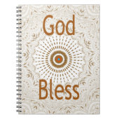 Traditionele Afrikaanse Motif Design Art Print Notitieboek (Voorkant)