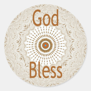 Traditionele Afrikaanse Motif Design Art Print Ronde Sticker