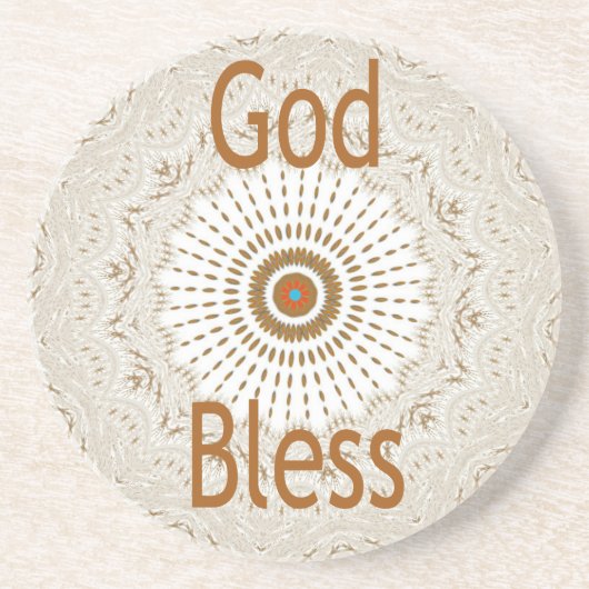 Traditionele Afrikaanse Motif Design Art Print Zandsteen Onderzetter (Voorkant)