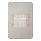 Traditionele Afrikaanse Motif Mozaïek Art Print. Badmat (Voorkant Verticaal)