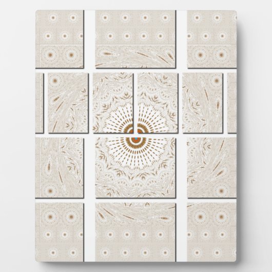 Traditionele Afrikaanse Motif Mozaïek Art Print. Fotoplaat (Voorkant)