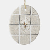 Traditionele Afrikaanse Motif Mozaïek Art Print. Keramisch Ornament (Rechts)