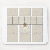 Traditionele Afrikaanse Motif Mozaïek Art Print. Muismat (Voorkant)