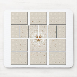 Traditionele Afrikaanse Motif Mozaïek Art Print. Muismat