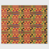 Traditionele Afrikaanse Pinwheels Kente K70 Cadeaupapier (Vlak)
