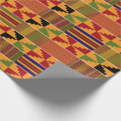 Traditionele Afrikaanse Pinwheels Kente K70 Cadeaupapier (Hoek)