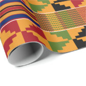 Traditionele Afrikaanse Pinwheels Kente K70 Cadeaupapier (Rol Hoek)