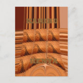 Traditionele Afrikaanse spiegel: geweven Giraffe Briefkaart (Voorkant)