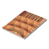 Traditionele Afrikaanse spiegel: geweven Giraffe Notitieblok (Linkerzijde)