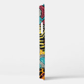 Traditionele afrikaanse weefsels en wilde dierenhu Case-Mate iPhone case (Achterkant / Rechts)