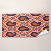 Traditionele allover-ontwerper, achtergrond, decor badhanddoek (Badhanddoek)