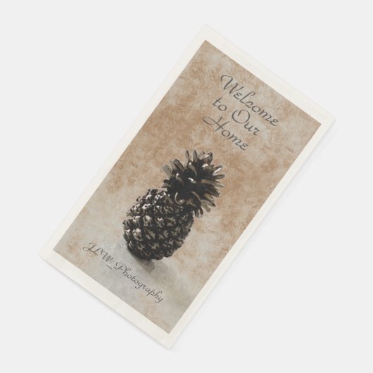 Traditionele ananas Welkom Tan Servet (Hoek)