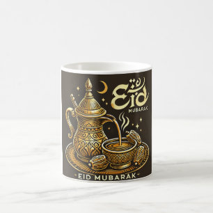 Traditionele Arabische koffie Eid Mubarak Koffiemok