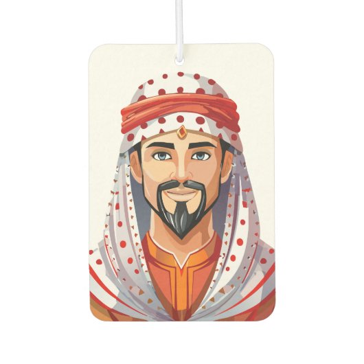 Traditionele Arabische of moslimhoed Luchtverfrisser (Voorkant)