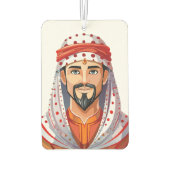 Traditionele Arabische of moslimhoed Luchtverfrisser (Achterkant)