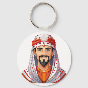 Traditionele Arabische of moslimhoed Sleutelhanger