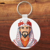 Traditionele Arabische of moslimhoed Sleutelhanger (Achterkant)