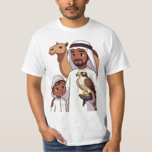 Traditionele Arabische valkenjacht T-shirt