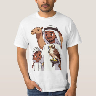 Traditionele Arabische valkenjacht T-shirt