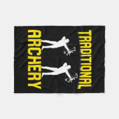 Traditionele Archery Fleece Deken (Voorkant (Horizontaal))