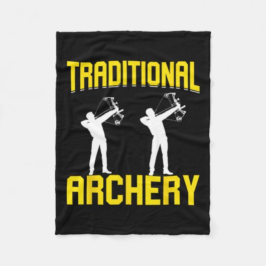 Traditionele Archery Fleece Deken (Voorkant)