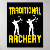 Traditionele Archery Poster (Voorkant)