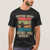 Traditionele architectuurerfgoedoplossing t-shirt (Voorkant)