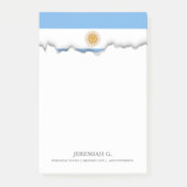 Traditionele Argentijnse vlag Post-it® Notes (Voorkant)