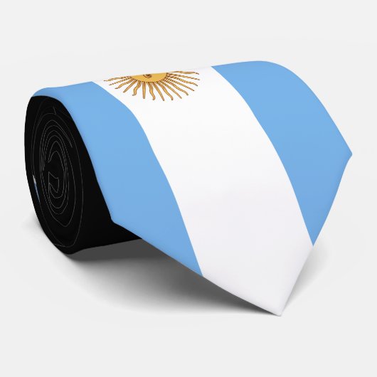 Traditionele Argentijnse vlag Stropdas (Opgerold)