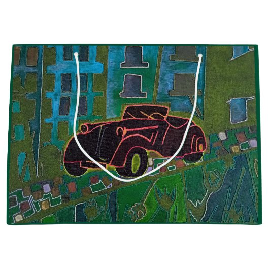 Traditionele auto groot cadeauzakje (Voorkant)